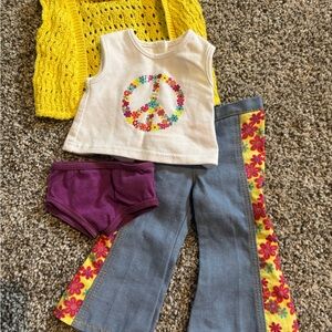 American Girl Doll Julie Meet Outfit